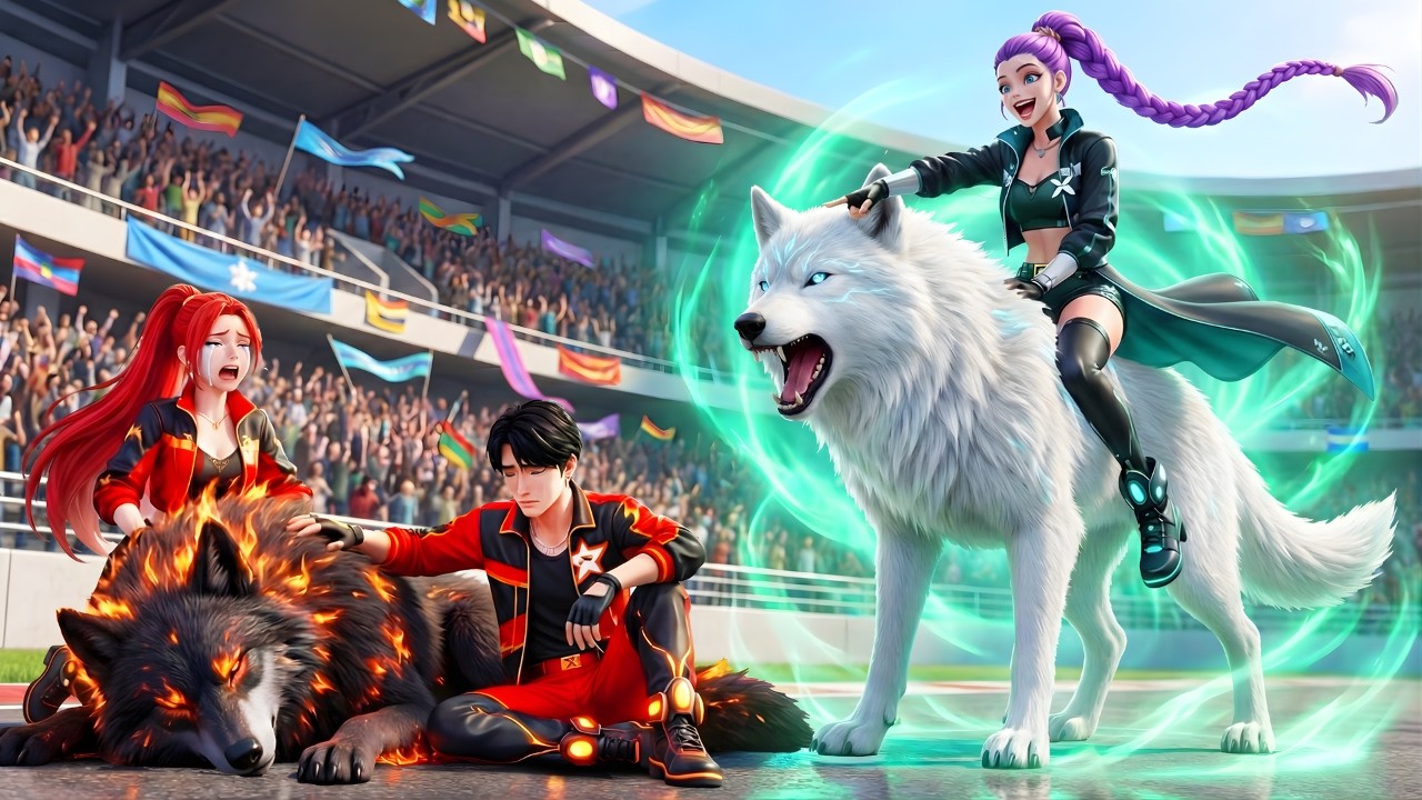 HOT vs COLD CHALLENGE: RUMI Gets The Magic ICE WOLF Racing Championship - KPOP Demon Hunters