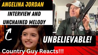 Angelina Jordan interviewed by Anne Lindmo and Unchained Melody song!  COUNTRY GUY REACTS!!!