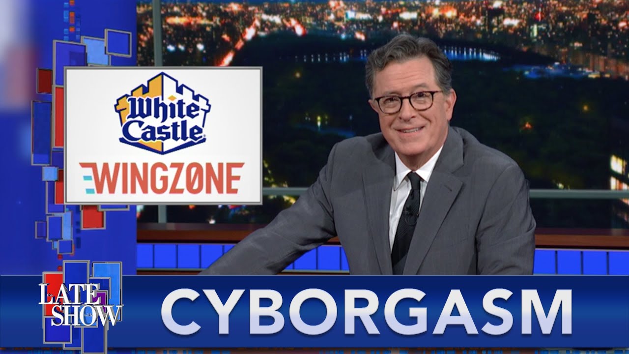 Stephen Colbert’s Cyborgasm: Home Security Drones | How Do Robots Handle Chicken Wings?