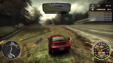 Need for Speed Most Wanted Speedtrap Forest & Ironwood on AI mode