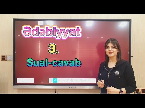 Ədəbiyyat Sual - Cavab 3. Qədim Dövr Ədəbiyyatı