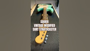 SQUIER VINTAGE MODIFIED SURT STRATOCASTER | #guitarsetup #squier #guitar #fender #fenderstratocaster