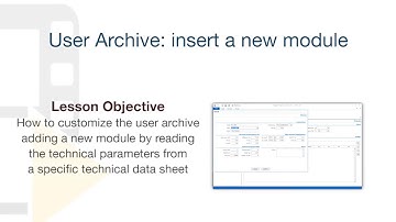 Solarius PV Tutorial - User archive: how to insert a new module - ACCA software