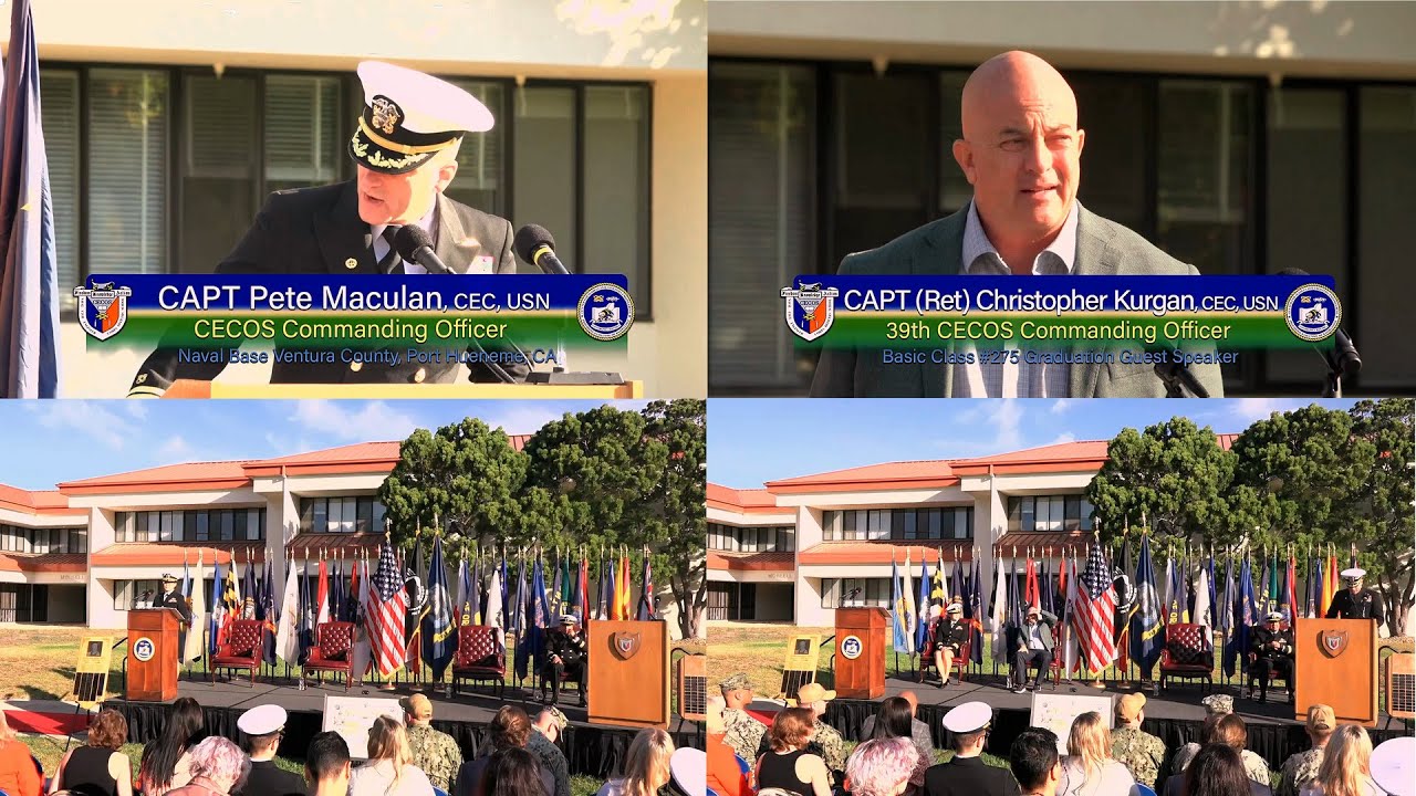 "CEC Junior Officer Graduation at Naval CECOS: Pursuing Excellence!"
