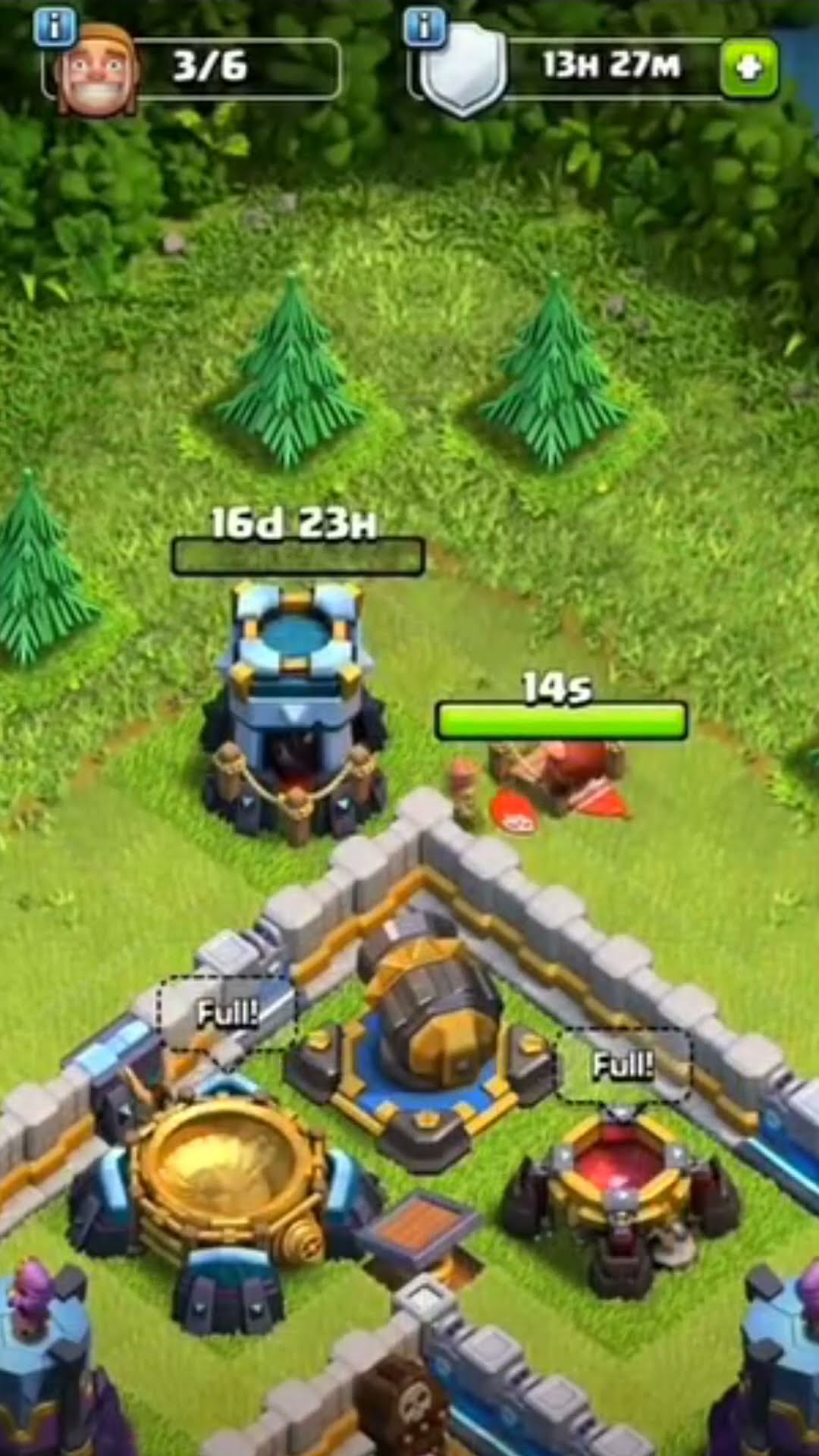 EU NO MEU DIA MAIS FRACO DE ESQUIZOFRENIA NO CLASH OF CLANS!