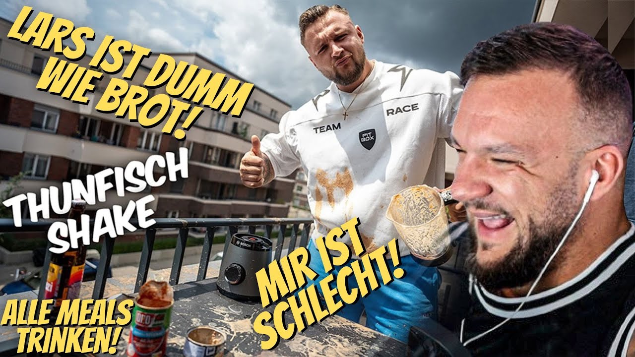 Ich muss vom zusehen kotzen! Lars Ludwig trinkt alle seine Mahlzeiten Reaktion William Niewiara