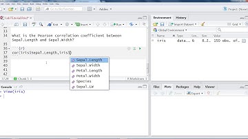 Calculating a correlation coefficient in R