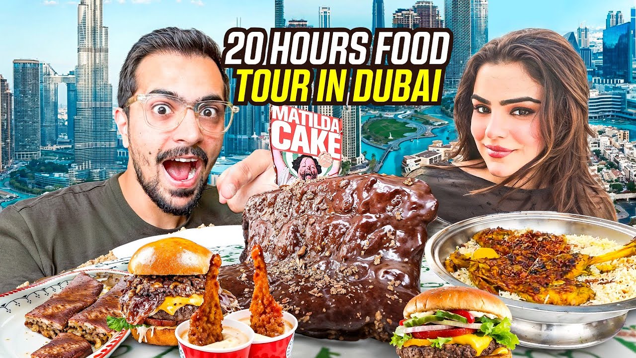 ULTIMATE DUBAI FOOD TOUR ft. King of Mandi, Best Tiramisu & Matilda Cake and Dave's Chicken
