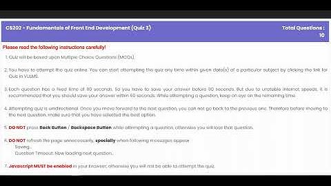CS202 Quiz # 3 Solution || CS202 -  Fundamentals of Front End Development || Fall 2024