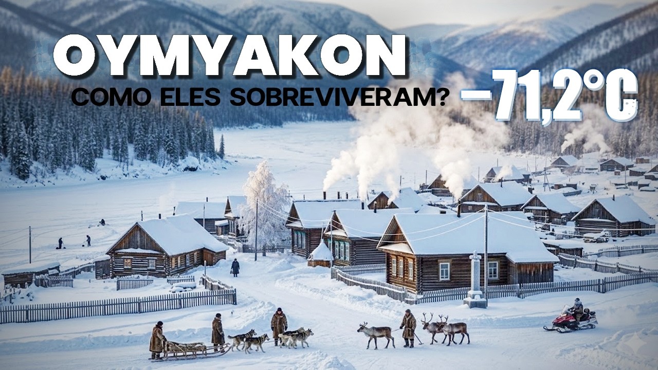 OYMYAKON A vida a −71°C na aldeia mais fria do mundo  REALIDADE CHOCANTE revelada em 4K!