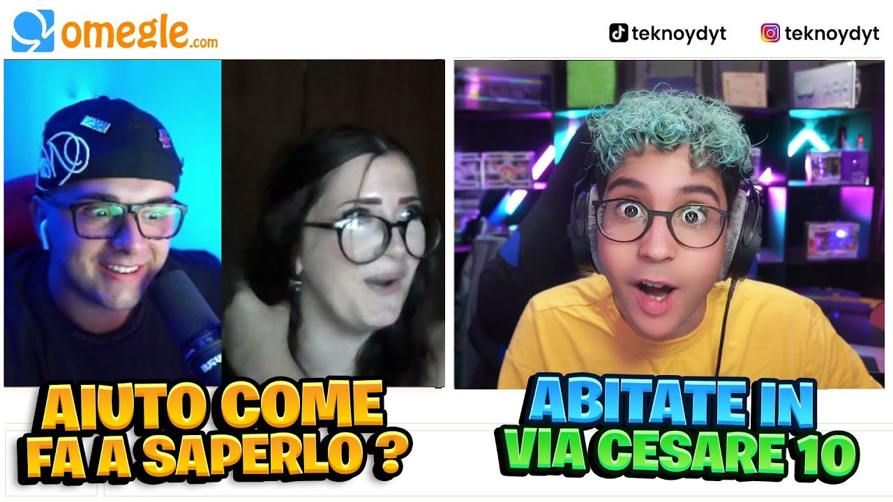 SCHERZO BAMBlN0 HACKERA R4G4ZZ3 su OMEGLE TROVANDO LA VIA DI CASA (100% ANSlA)