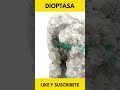 Dioptasa (Cristal) - Argentina | Foro de Minerales #shorts