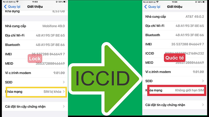 Hướng dẫn cách nhập iccid cho iphone 7 plus lock