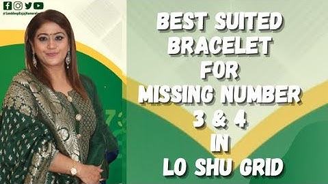 Best Suited Crystals For Missing Number 3 & 4 In LO-SHU Grid || Kajal Bajaj