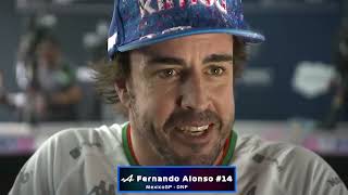 Alonso 'frustrated' Post Race Media Interviews F1 Mexico GP 2022