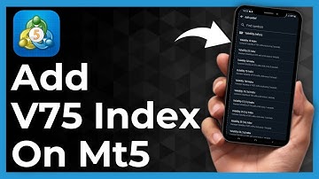 How To Add Volatility 75 Index On Metatrader 5 Mobile
