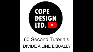 Autocad Help - Divide Command  DIV - 60 Second Tutorial