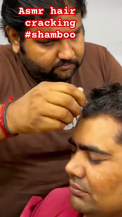 Hair Crack I #asmr #shamboo #massage #instantsleep #relaxation #haircracking #relax