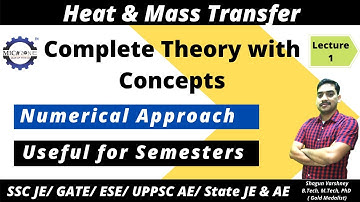 GATE Mechanical Lectures for HMT | Introduction to heat transfer | Lecture 1| Conduction