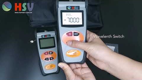 How to use Power Meter and Lightsource - HSV 300P&HSV 300L