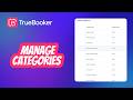 How to structure your booking system with Categories in TrueBooker