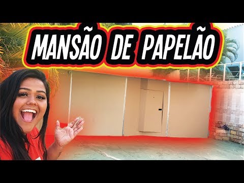 FIZEMOS UMA MANSÃO DE PAPELÃO (BOX FORT)