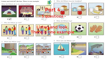 Flyers 4 - Test 3 - Listening with Answer Booklet