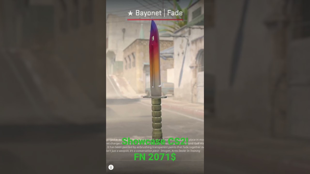 Bayonet | Fade in Counter Strike 2 🔫🔥