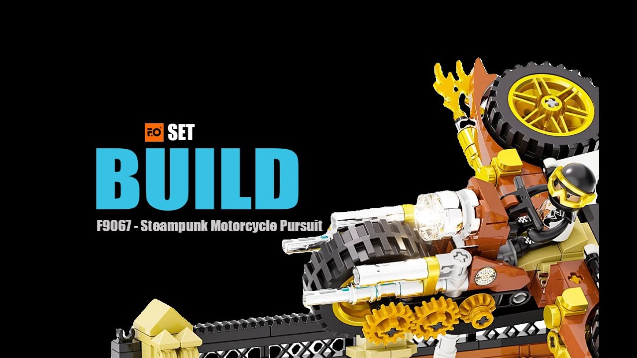 Steampunk Speed: The Motorcycle Pursuit - Funwhole F9067 - YouTube