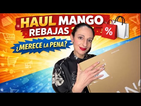 HAUL MANGO REBAJAS 2026 🛍️ ¿Merece la pena? TRY ON Mujer y Hombre