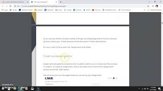 Creating Assignments in MyCourses
