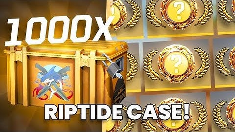 INSANE CS2 OPERATION RIPTIDE CASE OPENING! (Knife or Bust?) 🔥