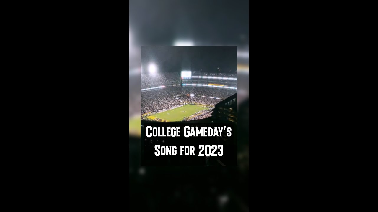 College Gameday Signature Song 2023 YouTube