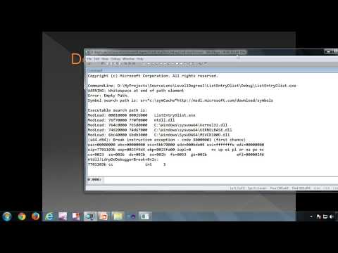Introduction to Windbg Series 1 Part 5 - Introduction to debugger Commands