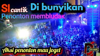 Cek sound SI CANTIK audio Hadir di Malang Aksi Penonton gak tahan pingin joget #sicantik #ceksound