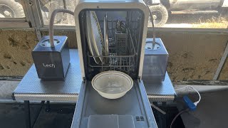 Washing Dishes Using the Long Cycle on the Capsule Dishwasher