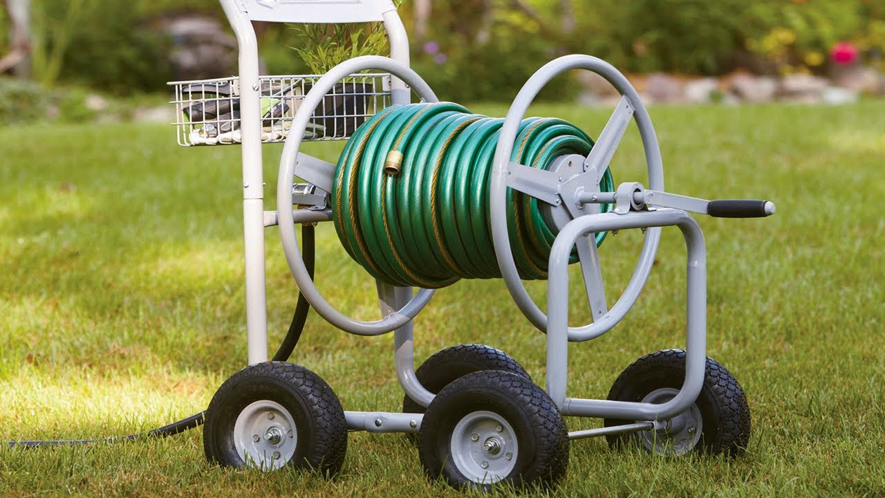 Best Garden Hose Reel Cart With Wheels