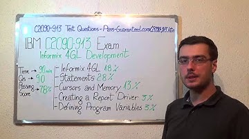 C2090-913 – Informix Exam 4GL Test Development Questions