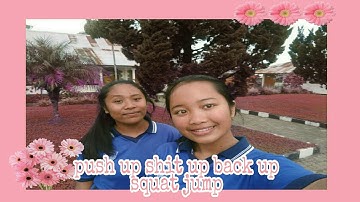 KEBUGARAN JASMANI (push up, shit up, back up dan squat jump)