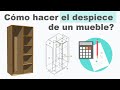 Cómo hacer el despiece de un mueble con melanina - Excel