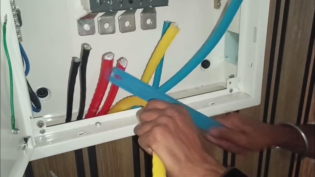 panel wiring panel TPN panel board connection panel board installation