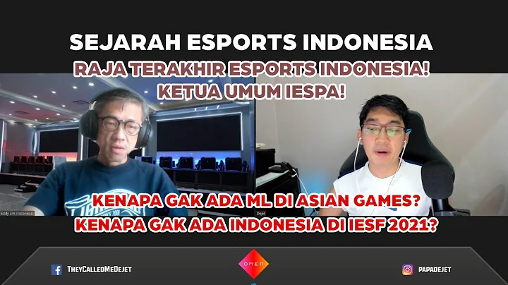 SEJARAH ESPORTS INDONESIA! With Eddy Lim KETUA UMU...
