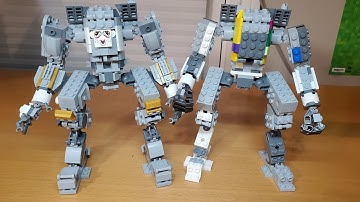 Lego mech frame tutorial pt. 2