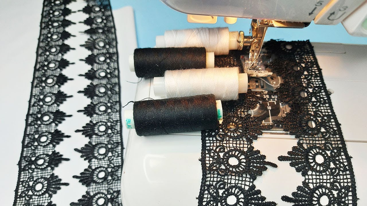 🔥❤️ Швейные хитрости и секреты при работе с кружевом/дизайн горловины/основы шитья для начинающих