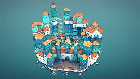 Townscaper: Townscaper: Floating Miniatures/Floating Cities Session 16 (Timelaspe)