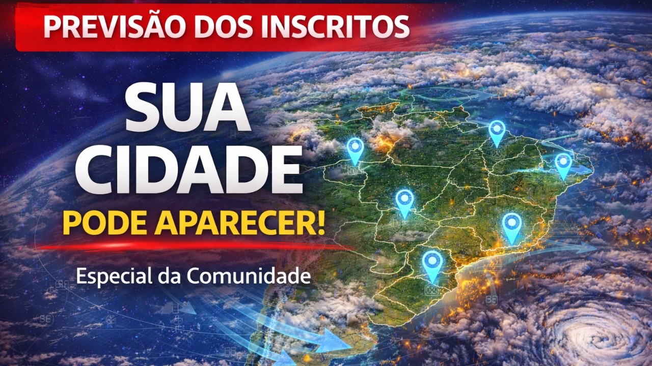 A Previsão da Sua Cidade Está Aqui! 🌦️ Especial para Membros