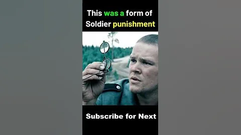 This was a form of Soldier punishment #shorts #movie