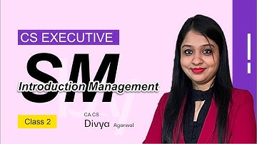 CS Executive SM Class 2 by CA CS Divya Agarwal