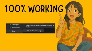 How To EASILY SHOW Hidden Files And Folders In Windows 11