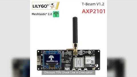 LILYGO® TTGO Meshtastic T-Beam V1.2 ESP32 LoRa Development Board 433MHz 868MHz 915MHz 923MHz WiFi BL